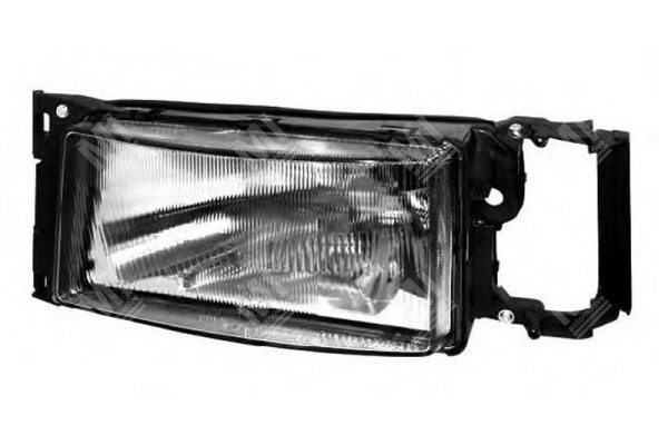 Headlamp  (With Emark) - Scania 4 Series,4 Serie,5 Series - 1446587, 1EG007150091, 1525311, 1467000, 1732509, 1337249, 1407940, 1431257 - Mi Nr: 350.001407