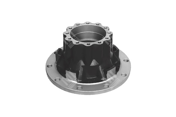 Lift Axle Wheel Hub - Man 19.422,19.423,19.463,19.372,33.372,32.270,32.310,26.270,ES.2000,19763 - 81357010111, 81350010081, 81357010075, 81357010128, 81357010081, 81357013128 - Mi Nr: 360.067707